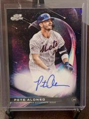 Pete Alonso [Black Eclipse] #SGA-PA Baseball Cards 2022 Topps Cosmic Chrome Star Gaze Autographs Prices
