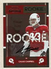 Calais Campbell [Autograph] Football Cards 2008 Playoff Contenders Prices