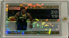 Zion Williamson [Cracked Ice] #1 Basketball Cards 2019 Panini Contenders Draft Class Prices