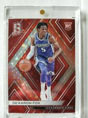 DE'Aaron Fox [Red] #51 Basketball Cards 2017 Panini Spectra Prices