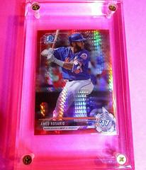 Amed Rosario [Red Refractors] #BNR-AMR Baseball Cards 2017 Bowman Chrome National Convention Prices