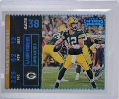 Aaron Rodgers [Platinum] #GDT-ARO Football Cards 2022 Panini Contenders Game Day Ticket Prices