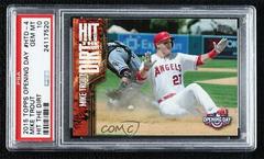 Mike Trout #HTD-04 Baseball Cards 2015 Topps Opening Day Hit the Dirt Prices