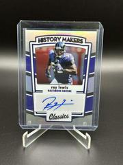Ray Lewis #HMA-RL Football Cards 2022 Panini Classics History Makers Autographs Prices