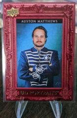 Auston Matthews [Red Frame] #P-22 Hockey Cards 2023 Upper Deck UD Portraits Prices