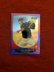 Alex Meyer [Refractor] #244 Baseball Cards 2013 Bowman Chrome Mini Prices