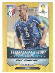 Fabio Cannavaro [Gold Prizm] #48 Soccer Cards 2014 Panini Prizm World Cup Stars Prices