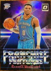 Russell Westbrook [Blue] #21 Basketball Cards 2018 Panini Donruss Optic Franchise Features Prices
