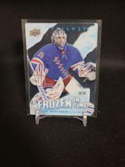 Igor Shesterkin [Blue Frost] Hockey Cards 2022 Upper Deck Trilogy Frozen in Time Prices
