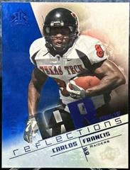 Carlos Francis [Blue] #102 Football Cards 2004 Upper Deck Reflections Prices