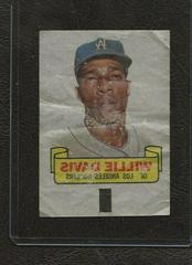 Willie Davis Baseball Cards 1966 Topps Rub Offs Prices