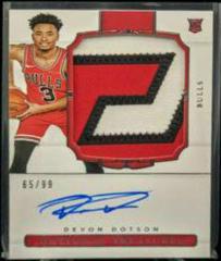 Devon Dotson [Patch Autograph] Basketball Cards 2020 Panini National Treasures Prices