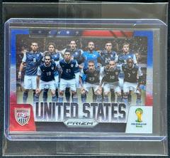 United States [Blue & Red Wave Prizm] Soccer Cards 2014 Panini Prizm World Cup Team Photos Prices