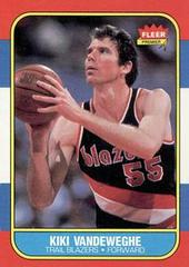 Kiki Vandeweghe Basketball Cards 1986 Fleer Prices