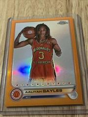 Aaliyah Gayles [Orange] #90 Basketball Cards 2022 Topps Chrome McDonald's All-American Prices