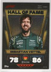 Sebastian Vettel #EX18 Racing Cards 2022 Topps Turbo Attax Formula 1 Exclusive Prices