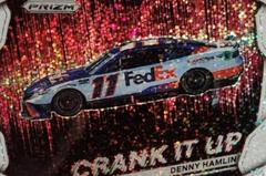 Denny Hamlin [White Sparkle] #C-4 Racing Cards 2022 Panini Prizm Nascar Crank It Up Prices