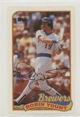 Robin Yount #56 Baseball Cards 1989 Topps Ljn Baseball Talk Prices