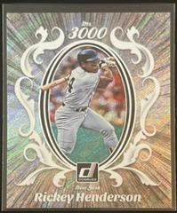 Rickey Henderson [Rapture] #M3K-1 Baseball Cards 2023 Panini Donruss Mr. 3000 Prices