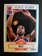 Mark West #153 Basketball Cards 1990 Fleer Prices