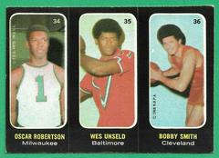 Robertson 34, Unseld 35, Smith 36 Basketball Cards 1971 Topps Stickers Prices