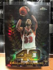 Alonzo Mourning [Refractor] #T37 Basketball Cards 1997 Topps Chrome Topps 40 Prices