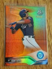 Juan Soto [Orange] #73 Baseball Cards 2021 Bowman Platinum Prices