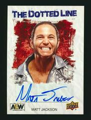 Matt Jackson Wrestling Cards 2021 Upper Deck AEW The Dotted Line Autographs Prices