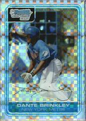 Dante Brinkley #BC54 Baseball Cards 2006 Bowman Chrome Prospects Prices