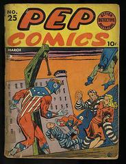 Pep Comics #25 (1942) Comic Books PEP Comics Prices