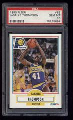 LaSalle Thompson #83 Basketball Cards 1990 Fleer Prices