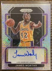 James Worthy [Mojo Prizm] Basketball Cards 2021 Panini Prizm Signatures Prices
