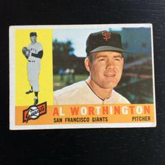 Al Worthington #268 Baseball Cards 1960 Topps Prices