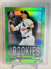 Gavin Sheets [Green] Baseball Cards 2022 Bowman Platinum Renowned Rookies Prices