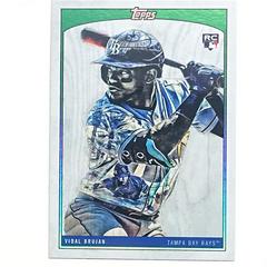 Vidal Brujan [Green Rainbow Foil] #2 Baseball Cards 2022 Topps X Lauren Taylor Prices