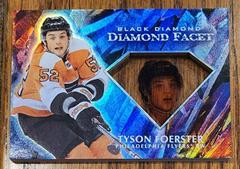 Tyson Foerster #DF-TF Hockey Cards 2023 Upper Deck Black Diamond Facet Prices