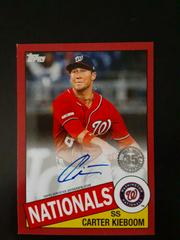 Carter Kieboom [Red] Baseball Cards 2020 Topps 1985 35th Anniversary Autographs Prices