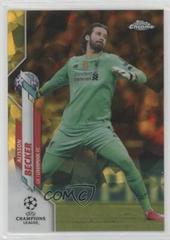 Alisson Becker [Yellow] #14 Soccer Cards 2019 Topps Chrome UEFA Champions League Sapphire Prices