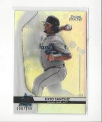 Sixto Sanchez [Refractor] #BPR-13 Baseball Cards 2020 Bowman Sterling Prices