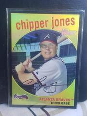 Chipper Jones [Black Border Refractor] #C98 Baseball Cards 2008 Topps Heritage Chrome Prices