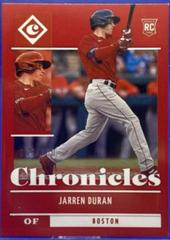 Jarren Duran [Red] #6 Baseball Cards 2022 Panini Chronicles Prices