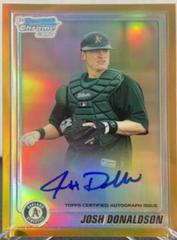 Josh Donaldson [Gold Refractor Autograph] Baseball Cards 2010 Bowman Chrome Prospects Prices