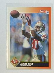 Jerry Rice #380 Football Cards 1991 Score Prices