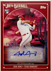Josh Jung [Autograph Alizarin Crimson] #96 Baseball Cards 2023 Topps X Bob Ross The Joy Of Prices