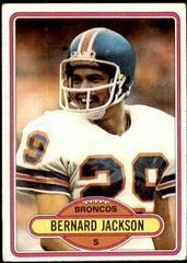 Bernard Jackson #521 Football Cards 1980 Topps Prices