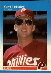 Kent Tekulve #104 Baseball Cards 1987 Fleer Mini Prices