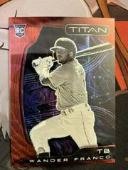 Wander Franco [Ruby Wave] #1 Baseball Cards 2022 Panini Chronicles Titan Prices