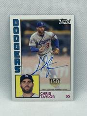 Chris Taylor [150th Anniversary] #CT Baseball Cards 2019 Topps 1984 Baseball Autographs Prices