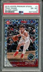 Trae Young [Silver Laser] #1 Basketball Cards 2019 Panini Hoops Premium Stock Prices