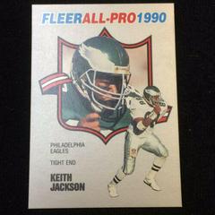 Keith Jackson Football Cards 1990 Fleer All Pro Prices